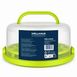 Pojemnik na ciasto QZ2025 zielony 30x26,5x15,3 cm WELLHAUS