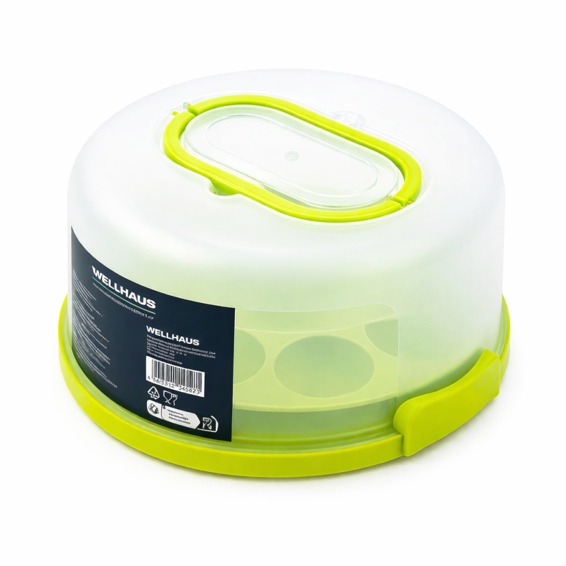 Pojemnik na ciasto QZ2025 zielony 30x26,5x15,3 cm WELLHAUS