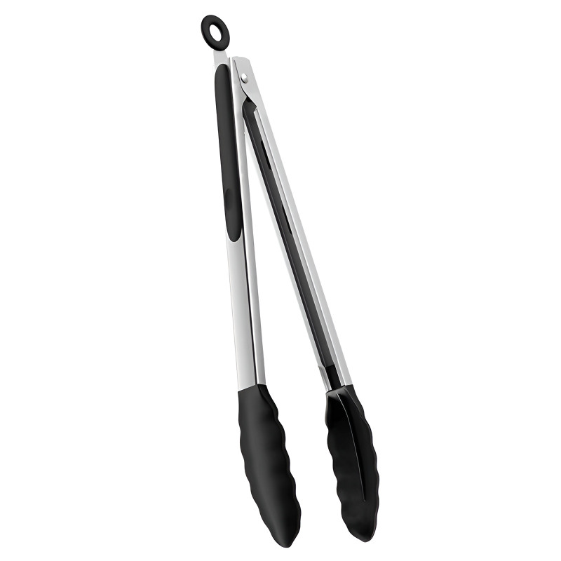 Szczypce kuchenne czarne WELLHAUS