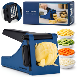 Krajalnica do frytek/warzyw granatowa WELLHAUS