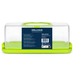 Pojemnik na ciasto QZ2022 zielony 36x16x13,3 cm WELLHAUS