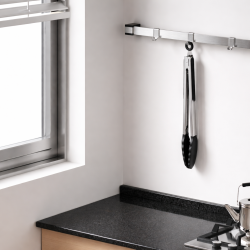 Szczypce kuchenne czarne WELLHAUS