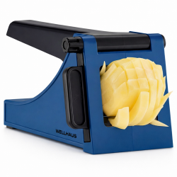 Krajalnica do frytek/warzyw granatowa WELLHAUS