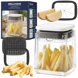 Pojemnik do krojenia frytek/warzyw z 2 ostrzami  B861-01 WELLHAUS