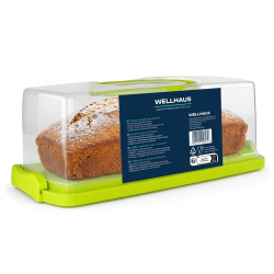 Pojemnik na ciasto QZ2022 zielony 36x16x13,3 cm WELLHAUS