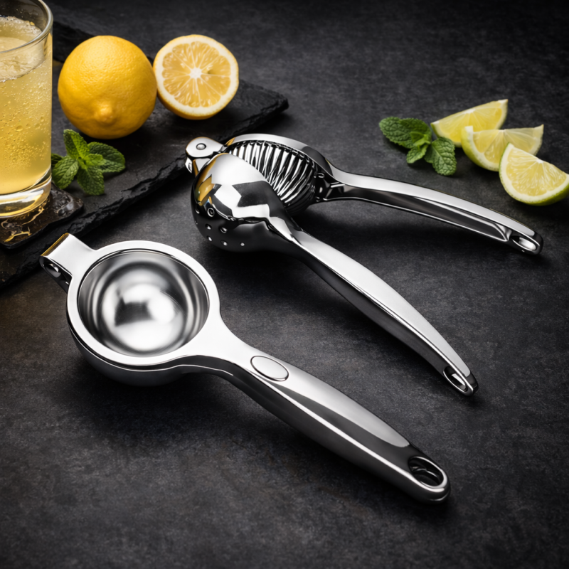 Wyciskacz do cytrusów ręczny stalowy WELLHAUS