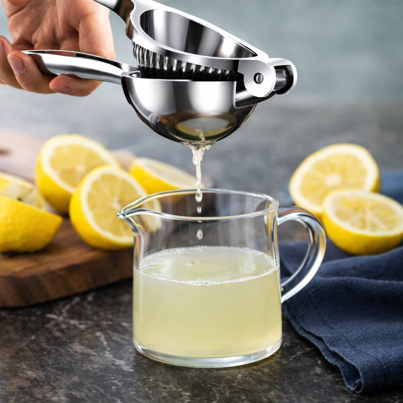 Wyciskacz do cytrusów ręczny stalowy WELLHAUS