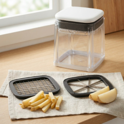 Pojemnik do krojenia frytek/warzyw z 2 ostrzami  B861-01 WELLHAUS
