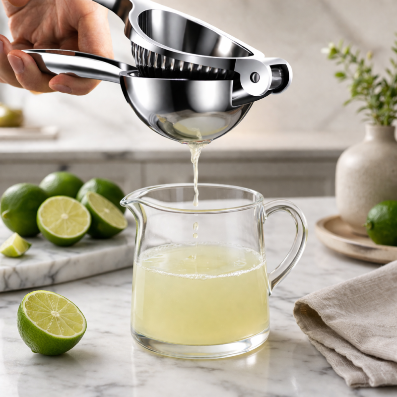 Wyciskacz do cytrusów ręczny stalowy WELLHAUS