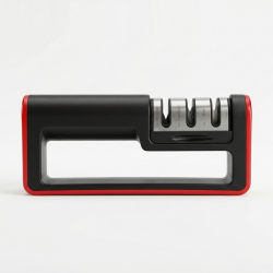 Ostrzałka do noży z 3 otworami czarna WELLHAUS