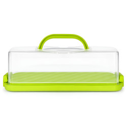 Pojemnik na ciasto QZ2022 zielony 36x16x13,3 cm WELLHAUS
