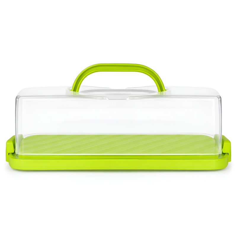 Pojemnik na ciasto QZ2022 zielony 36x16x13,3 cm WELLHAUS