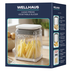 Pojemnik do krojenia frytek/warzyw z 2 ostrzami  B861-01 WELLHAUS