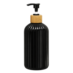 Butelka na mydło/szampon 500 ml czarna WELLHAUS
