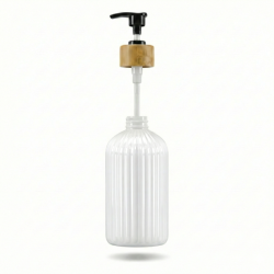 Butelka na mydło/szampon 500ml biała błyszcząca WELLHAUS
