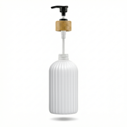 Butelka na mydło/szampon 500ml biały mat WELLHAUS