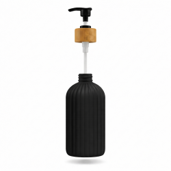 Butelka na mydło/szampon 500ml czarny mat WELLHAUS