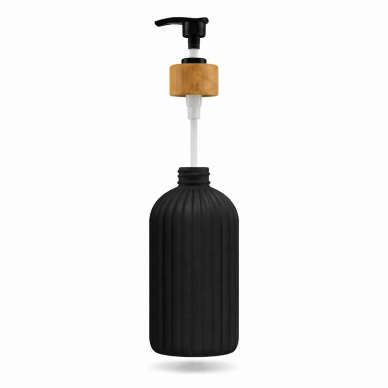 Butelka na mydło/szampon 500ml czarny mat WELLHAUS
