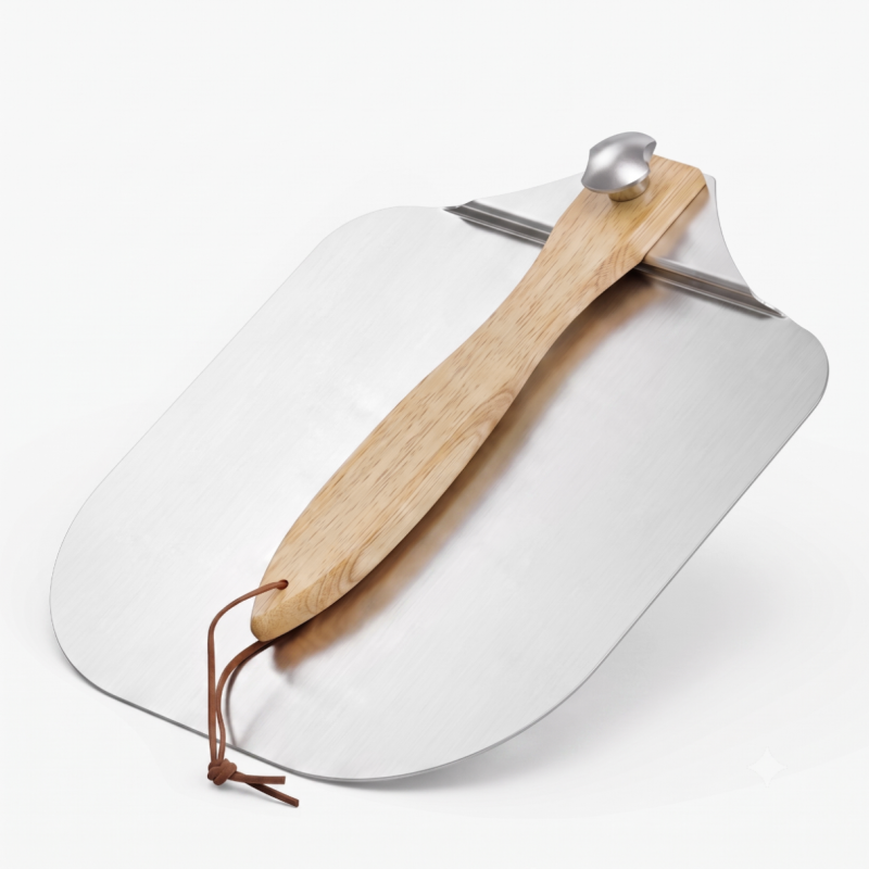 Łopatka do pizzy aluminiowa gładka (Typ C) WELLHAUS