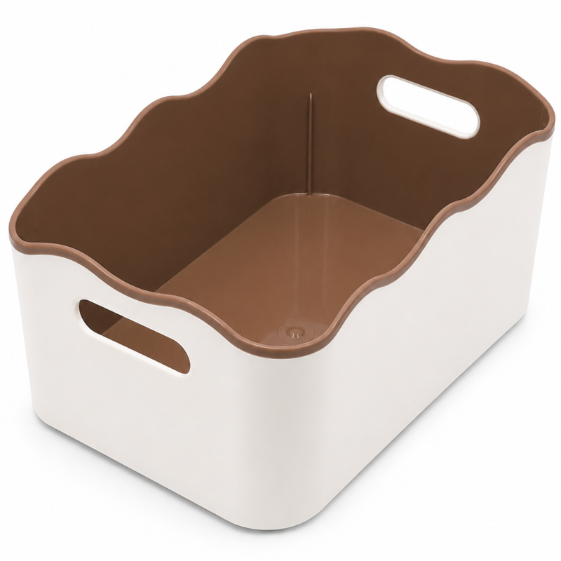 Uniwersalny organizer 19x3,6x8,6cm brązowy WELLHAUS