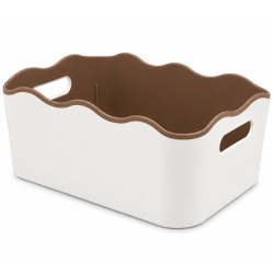 Uniwersalny organizer 19x3,6x8,6cm brązowy WELLHAUS