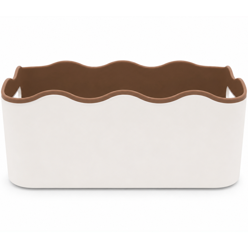 Uniwersalny organizer 19x3,6x8,6cm brązowy WELLHAUS