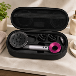 Podróżne etui na suszarki i akcesoria Dyson czarne WELLHAUS