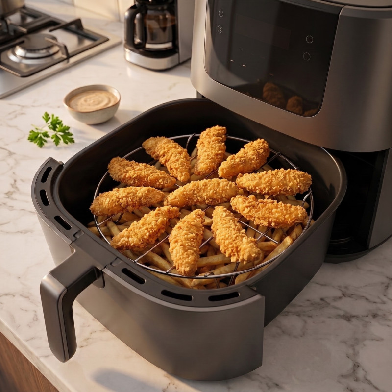 Ruszt do air fryer płaski 19cm WELLHAUS
