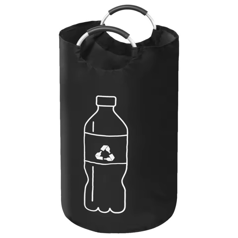 Torba na butelki z nadrukiem 82L czarna WELLHAUS