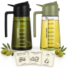 2x Dyspenser spryskiwacz do oleju/octu (zielony + czarny) 470ml WELLHAUS