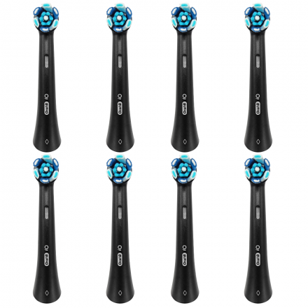 Końcówki szczoteczki Oral-B iO Ultimate Clean Black x8